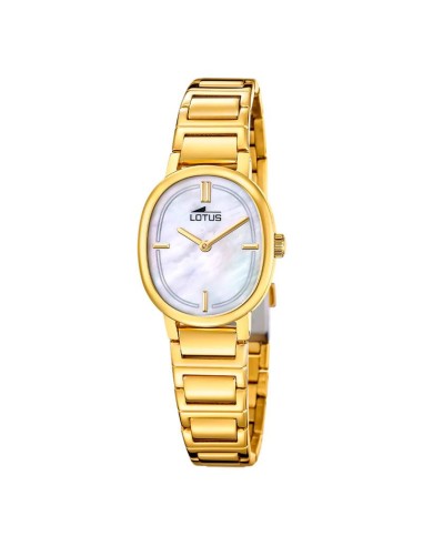 Reloj de mujer Lotus Nacar y pulsera a juego