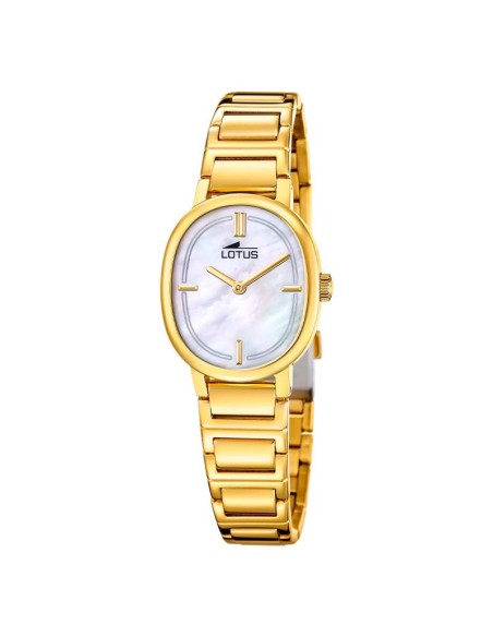 Reloj de mujer Lotus Nacar y pulsera a juego