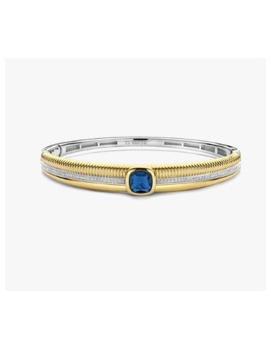 Brazalete azul con estructura de cojín plata de 1ª ley