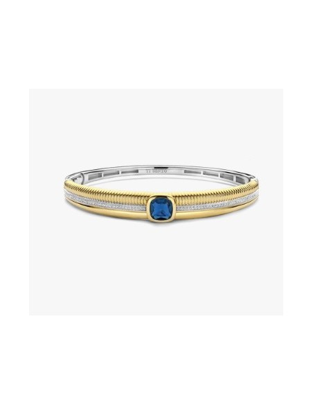 Brazalete azul con estructura de cojín plata de 1ª ley