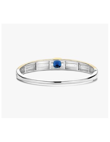Brazalete azul con estructura de cojín plata de 1ª ley