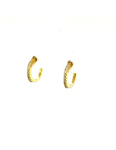 PENDIENTES ARO CORA ORO DE 18K