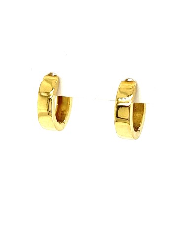 PENDIENTES LISO ARO HADA ORO DE 18K