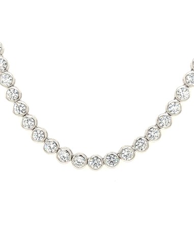 GARGANTILLA REVIERE REDONDO ZN PLATA DE 1ª LEY