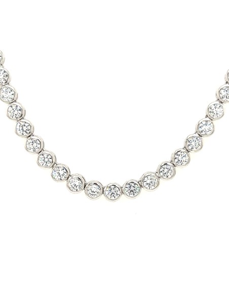 GARGANTILLA REVIERE REDONDO ZN PLATA DE 1ª LEY