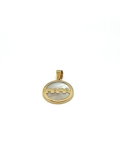 COLGANTE MAMA NACAR ORO DE 18K