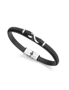 PULS ACERO Y PIEL NEGRA SR FN