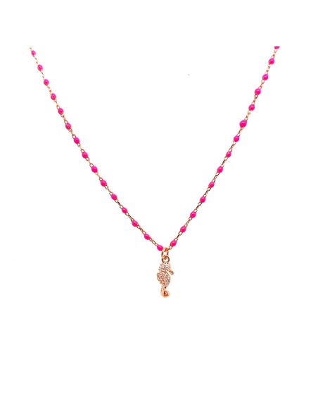 GARGANTILLA CABALLITO DE MAR ZN PLATA CHAP