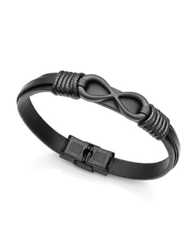 PULS ACERO IP NEGRO PIEL CORDÓN NEGRO SR FN