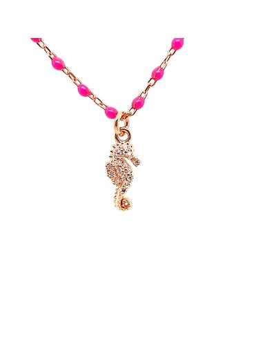 GARGANTILLA CABALLITO DE MAR ZN PLATA CHAP