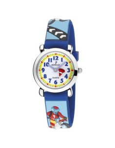 RELOJ NOWLEY INFANTIL MOTORISTA AZUL