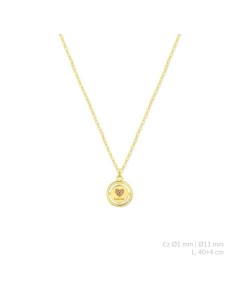 GARGANTILLA LOVE MAMA ZN PLATA CHAP DE 1ª LEY