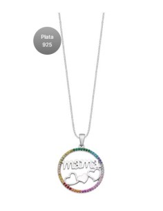 LOTUS SILVER COLLAR SRA.CORAZON.MAMA.COL