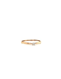 ct-0.05 ANILLO CALISTA ORO ROSADO DE 18K