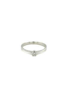 ct-0.06 ANILLO FELISA ORO BLANCO DE 18K