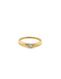 ct-0.06 ANILLO FÍA ORO BLANCO DE 18K