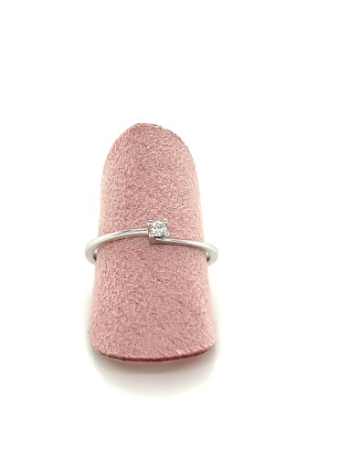 ct-0.05 ANILLO DOROTEIA ORO BLANCO DE 18K