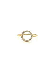 ANILLO MELEKI ZN ORO DE 18K