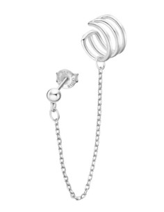 LOTUS SILVER EARCUFF SRA.CHATON.CADENA