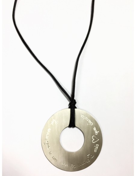 COLLAR ''DONUT'' EN PLATA