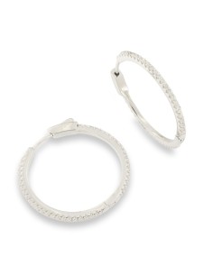 PENDIENTES ARO MERAK 30 MM PLATA DE 1ª LEY