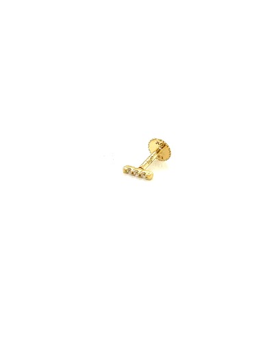 PIERCING PALO ZN ORO DE 18K
