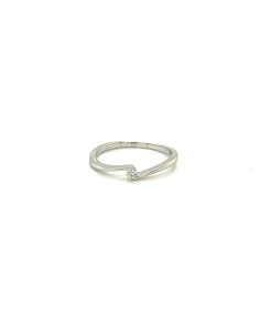 0,05ct- ANILLO ORO BLANCO DE 18K 2