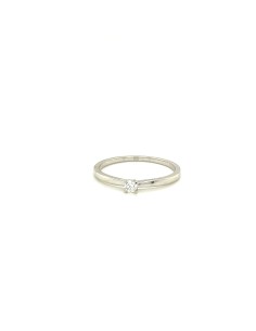 ct-0,08 ANILLO DE ORO BLANCO DE 18K 2