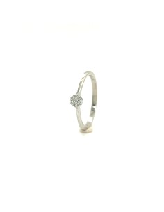 0,10ct- ANILLO PRETY ORO BLANCO DE 18K