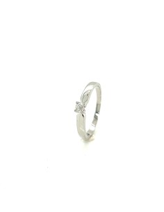 br- ANILLO TRIS ORO BLANCO DE 18K