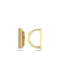 PENDIENTES D ZN ORO DE 18K