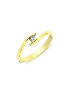 ANILLO ZN CLARÁ ORO DE 18K