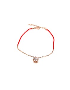 PULSERA HILO ROJO ESTRELLA PLATA CHAP RO