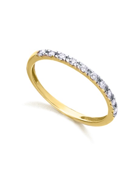 ct.0.15 ANILLO MEDIA ALIANZA BICOLOR ORO BLANCO