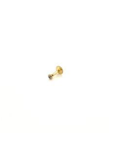 PIERCING ZN REDONDO ORO DE 18K 2