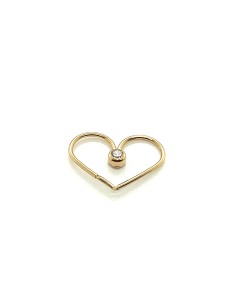 PIERCING LOVE ZN ORO DE 18K