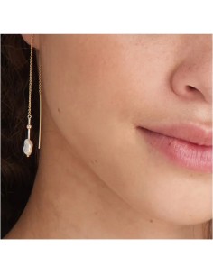 PENDIENTES PERLA ENHILO PLATA CHAP DE 1ª LEY 2