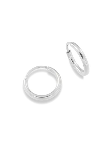 AROS 10MM PLATA DE 1ª LEY