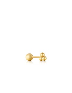 PENDIENTES SIMPLE BARBELL TRIPLE BOLA PLA CHAP