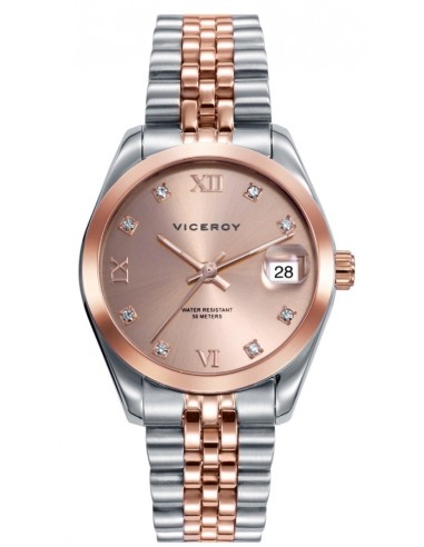 RELOJ ACERO IP ROSA BRAZALETE SRA VA