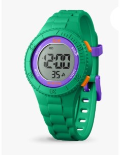 RELOJ DIGITAL VERDE VIOLETA NARANJA