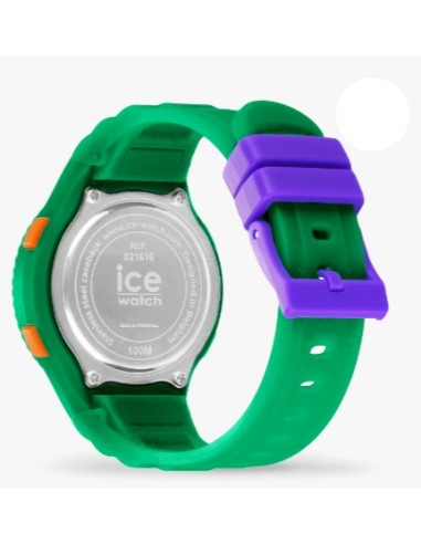 RELOJ DIGITAL VERDE VIOLETA NARANJA