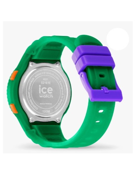 RELOJ DIGITAL VERDE VIOLETA NARANJA
