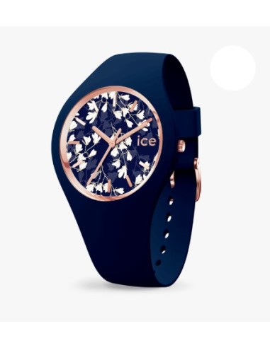 RELOJ FLOR ICE LIRIO AZUL PEQUEÑO