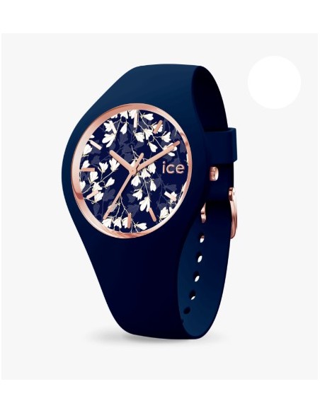 RELOJ FLOR ICE LIRIO AZUL PEQUEÑO