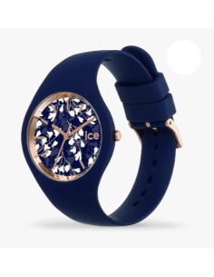 RELOJ FLOR ICE LIRIO AZUL PEQUEÑO 2