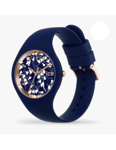 RELOJ FLOR ICE LIRIO AZUL PEQUEÑO