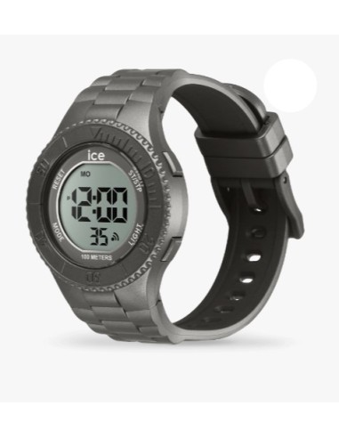 RELOJ ICE ANTRSACITA METALIZADO PEQUEÑO