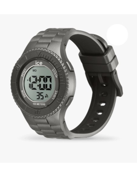 RELOJ ICE ANTRSACITA METALIZADO PEQUEÑO
