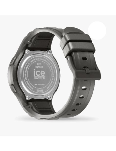 RELOJ ICE ANTRSACITA METALIZADO PEQUEÑO